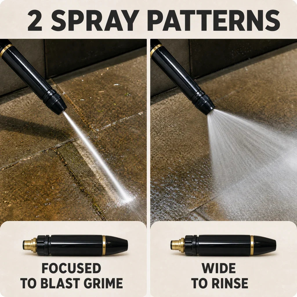 HydroJet 4 | High-Power Garden Hose Cleaning Wand