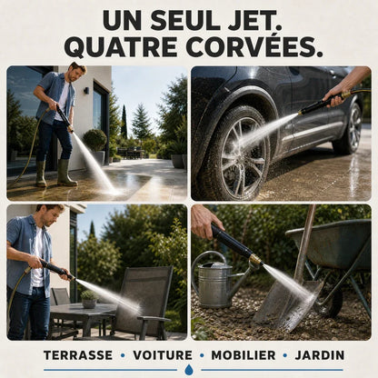 HydroJet 4 | High-Power Garden Hose Cleaning Wand